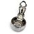 Orecchini a clip rotondi Chanel Vintage 98P Logo Design Argento - vista 4