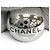 Orecchini a clip rotondi Chanel Vintage 98P Logo Design Argento - vista 5