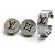 Louis Vuitton Silver 925 Stecker-Ohrringe Silber
