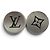 Louis Vuitton Silver 925 Stecker-Ohrringe Silber - Ansicht 3