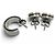 Louis Vuitton Silver 925 Stecker-Ohrringe Silber - Ansicht 4