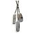 Autre Marque Collana Tiffany & Co. 1837 Element Triple Tag - vista 3