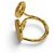 Fendi Ring mit Strass-Band Golden - Ansicht 3