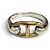 Hermès Hermes Vintage Chaine d'Ancre Ring Silvery Golden - view 2