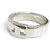Ring Hermès Anel de faixa Hermes New Hercules AG925 H-Logo Prata