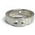 Ring Hermès Anel de faixa Hermes New Hercules AG925 H-Logo Prata - vista 2