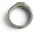 Ring Hermès Anel de faixa Hermes New Hercules AG925 H-Logo Prata - vista 5