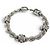 Bracciale con ciondoli argentato Louis Vuitton Argento