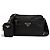 Borsa a tracolla Prada in Re-Nylon con placca logo triangolare Nero