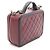 Bolsa Vanity Chanel CC Figley Preto Bordeaux - vista 2