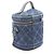 Borsa Vanity Chanel in Denim Blu navy - vista 2