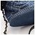 Borsa Vanity Chanel in Denim Blu navy - vista 8