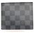 Louis Vuitton Black Damier Marco Bi-fold Wallet