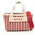 Borsa 2-Way Miu Miu Intreccio Rosa Bianco Rosso
