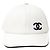 Cappellino da baseball in cotone da donna Chanel Bianco - vista 2