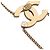 Collana Chanel Gold Rhinestone D'oro - vista 10
