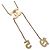 Collana Chanel Gold Rhinestone D'oro - vista 3
