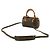 Borsa a mano e borsa a tracolla Louis Vuitton Monogram Mini Speedy Pouch Marrone Monogramma - vista 3