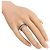 Anillo Boucheron Quatre Black Band Negro Blanco - vista 2