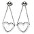 Autre Marque Pendientes de botón Tiffany & Co. 750WG Sentimental Heart