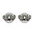 Autre Marque Pendientes de botón Tiffany & Co. 750WG Sentimental Heart - vista 7