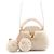 Borsa a mano Louis Vuitton Capsneau Capucines in shearling Crudo