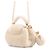 Borsa a mano Louis Vuitton Capsneau Capucines in shearling Crudo - vista 2