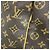 Borsa Boston Louis Vuitton Monogram Keepall 50 Marrone - vista 6