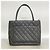 Saco Tote Chanel em couro de bezerro grão preto - vista 10