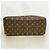 Borsa Louis Vuitton Monogram Deauville Marrone - vista 3