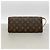 Bolso de hombro Louis Vuitton Monogram Pochette Twin GM Castaño - vista 10