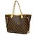 Louis Vuitton Monogram Neverfull MM Tote Bag Brown