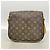 Borsa a tracolla Louis Vuitton Monogram Saint Cloud GM Marrone - vista 11