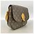 Borsa a tracolla Louis Vuitton Monogram Saint Cloud GM Marrone - vista 2
