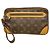 Borsa a pochette Louis Vuitton Monogram Marly Dragonne GM Marrone