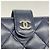 Portafoglio Chanel Matelassé in pelle di agnello blu navy - vista 8