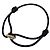 Pulseira Cartier Trinity com pingente Preto Dourado