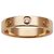 Anello Cartier Love in oro rosa D'oro - vista 2
