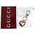 Portachiavi Gucci Petite Marmont Bamboo Heart Rosso D'oro - vista 5