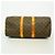 Borsa Boston Louis Vuitton Monogram Keepall 45 Marrone - vista 3