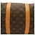 Louis Vuitton Monogram Keepall Bandoulière 45 Marrone Bianco Monogramma - vista 5