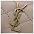 Tarjetero de piel de cordero Yves Saint Laurent Beige - vista 9