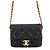 Borsa a tracolla Chanel Matelassé Nera Nero