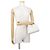 Borsa Louis Vuitton Capucines MINI Bianco - vista 4