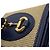 Gucci Bi-fold Wallet Horsebit 1955 Compact Beige Marineblau - Ansicht 7