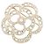 Spilla Chanel Camelia con strass D'oro