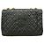 Sac à épaule Chanel en agneau noir - vue 14
