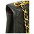Sac à épaule Chanel en agneau noir - vue 8