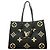 Borsa Tote Louis Vuitton Monogram Empreinte Bicolor OnTheGo MM Nero Beige