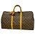 Bolsa Louis Vuitton Boston Monogram Keepall 50 Marrom